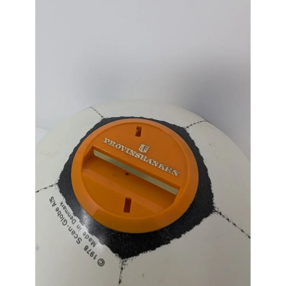 Allan Simonsen 1978‎ Scan Globe A/S Denmark Soccer Ball Piggy Bank Coin Holder